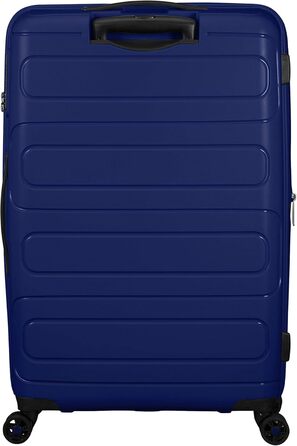Валіза American Tourister Sunside Spinner L, розширювана, 77 см, 106/118 л, синя (Dark Navy)