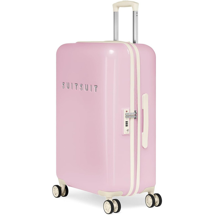 Валіза SUITSUIT Fabulous Fifties 66 см рожевий, середня, Pink Dust