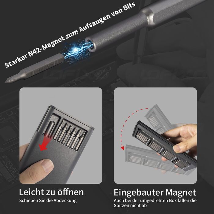 Набір викруток Torx/Pentalobe/Triwing 25 в 1 для ремонту iPhone, MacBook, Xbox, Switch, PS4/PS5 та електроніки