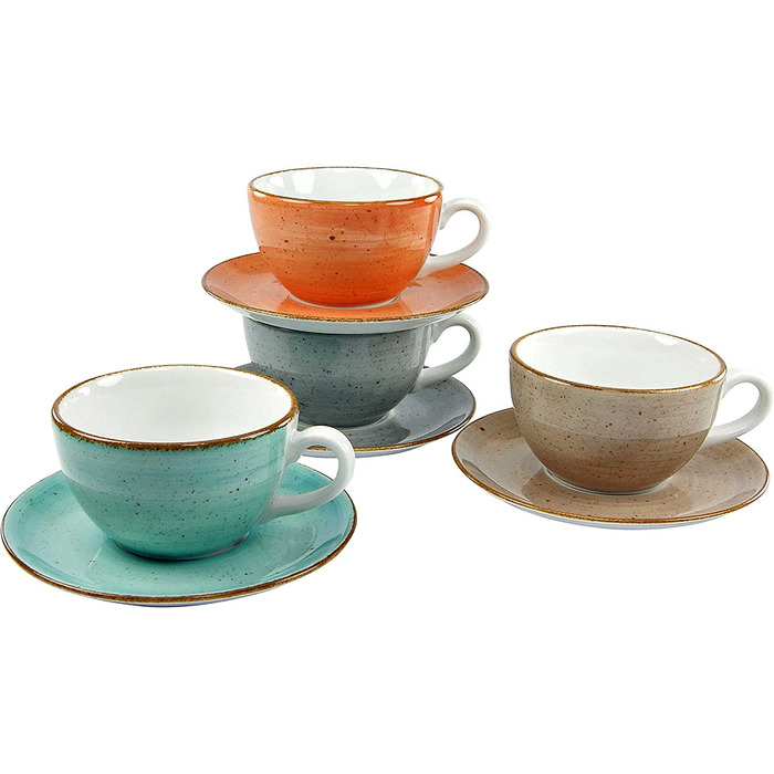 Набір посуду CreaTable Vintage Nature, капучино, 8 предметів, 200 мл