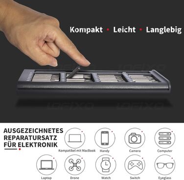 Набір викруток для ремонту електроніки Torx/Pentalobe/Triwing 50-в-1 для iPhone, MacBook, Xbox, PS5, телефонів та окулярів