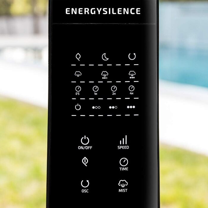 Вентилятор Cecotec EnergySilence з зволожувачем та таймером 90 Вт, 40 см, 3 швидкості, мідний двигун