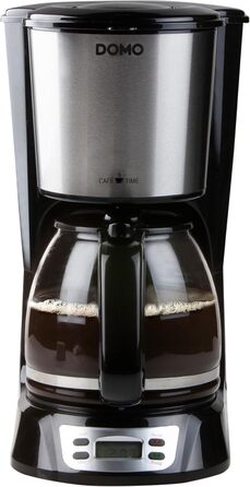 Кавоварка Domo DO708K з таймером, 1,5 л, чорна