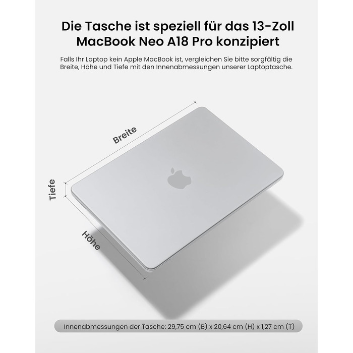 Захисний чохол-сумка tomtoc 360° для MacBook Air 15