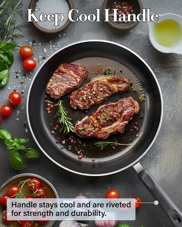 Набір посуду Cook N Home з антипригарним покриттям, з турбінними ручками, бірюзовий колір