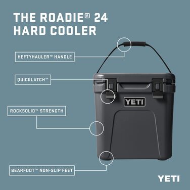 Автохолодильник YETI Roadie 24, агавово-бірюзовий, портативний