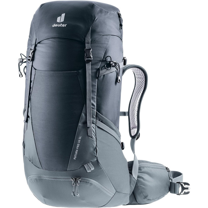 Жіночий туристичний рюкзак deuter Futura Pro 38 SL, чорний/графіт