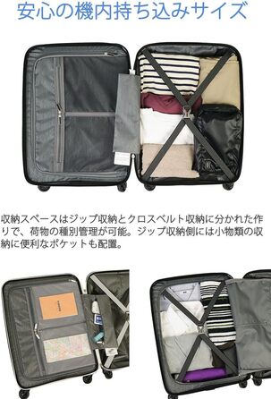 Дорожня валіза American Tourister Bon Air S 55 см, чорна, жорсткий пластиковий спінер, ручна поклажа, 31.5 л