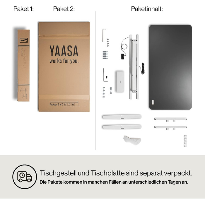 Електричний регульований стіл Yaasa Desk Pro 140x80 см, темно-сірий/чорний, 9 режимів пам'яті, індикатор висоти, датчик зіткнення, навантаження 120 кг