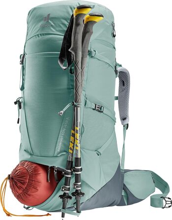 Жіночий туристичний рюкзак Deuter Aircontact Core 45+10 л нефрит-графіт