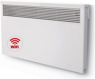 Електричний обігрівач-конвектор на стіну з LED дисплеєм, Wi-Fi керуванням, 2000 Вт