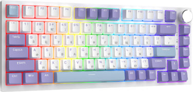 Дротова механічна клавіатура Ajazz AK820 Sea Salt Switch White (AK820-SS-PWB)