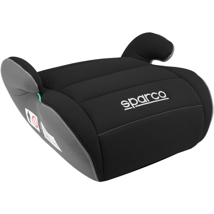 Дитяча автокрісло-підставка Sparco i-Size 125-150 см, чорна/сіра, новий стандарт ECE R129/03 (2024)