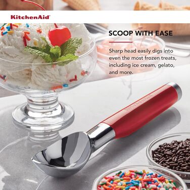 Порційний диспенсер для морозива KitchenAid One Size (Червоний, 2 шт.)