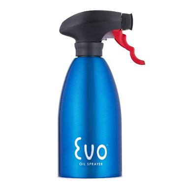 Спрей-розпилювач для олії Evo Oil Sprayer 8113BLK, пляшка для кулінарних та оливкових олій, 473 мл, синій
