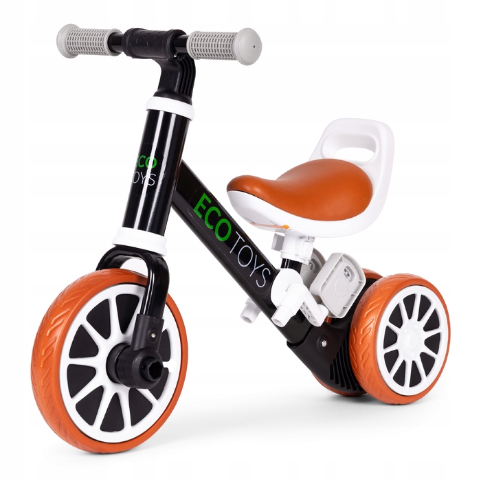 Беговел-машинка 2в1 з педалями ECOTOYS, чорний