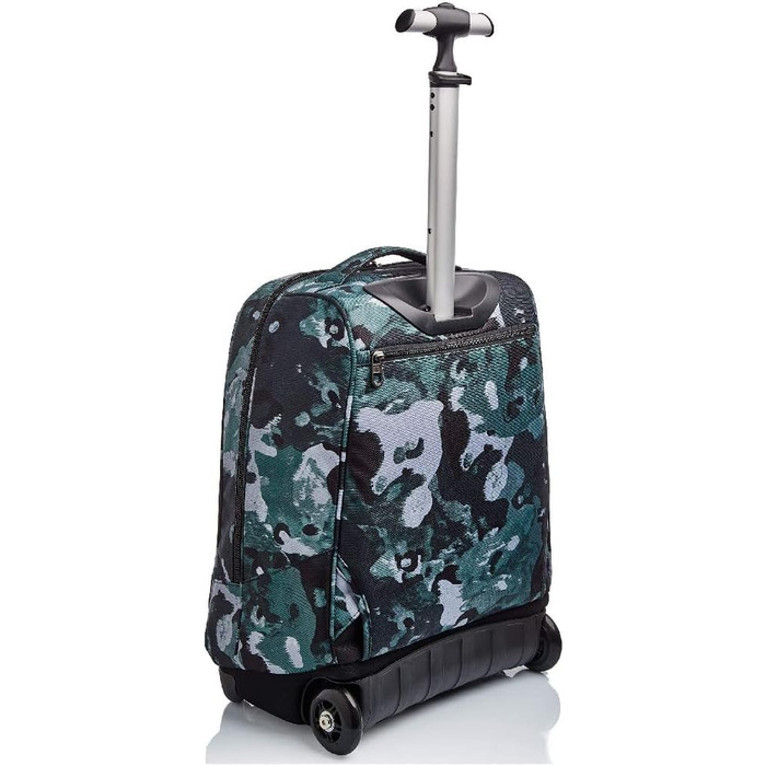 Дитячий шкільний рюкзак-тролей Invicta Camo Shade 2-в-1 на колесах, зелений, для хлопчиків і дівчаток, для школи та подорожей, з магнітною застібкою, 43 см