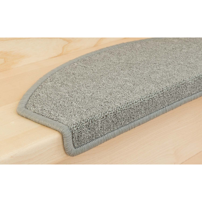 Комплект килимків для сходів Metzker Rambo, 15 шт, світло-сірий, 17 кольорів