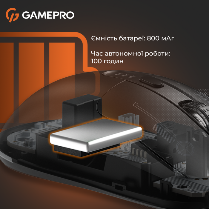 Бездротова миша GamePro Genesis Winner (GM079B)