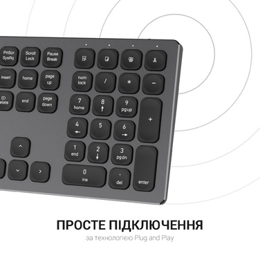 Клавіатура бездротова OfficePro (SK1550B)