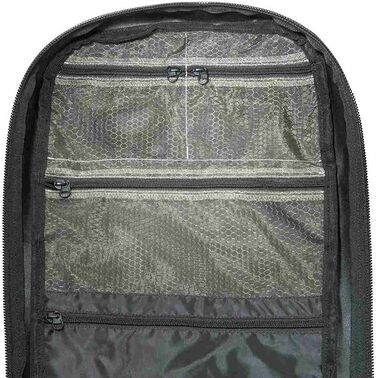 Міський рюкзак Tasmanian Tiger TT Urban Tac Pack 22 л, легкий, для чоловіків, університету, роботи, спорту чи школи, зі знімними поясним і грудним ременями, Molle-сумісний, чорний