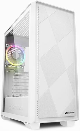 Корпус для ПК Sharkoon VS8 RGB Midi ATX, білий
