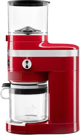 Кавомолка електрична KitchenAid Artisan 5KCG8433 Empire Red для еспресо та френч-пресу