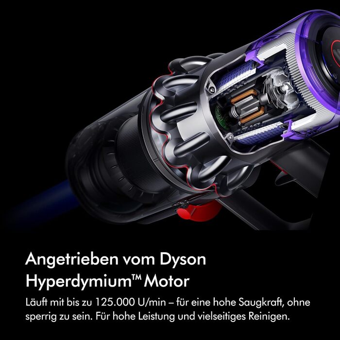 Пилосос бездротовий Dyson V11™ Fluffy (Nickel/Rot) – 185 Airwatt, 60 хвилин роботи, технологія видалення шерсті