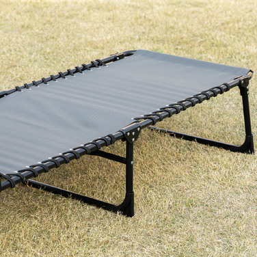 Складний садовий шезлонг Outsuuny Sun Lounger з подушкою, бічна кишеня, шезлонг з регульованою спинкою в 5 напрямках, стійкий до погодних умов шезлонг для кемпінгу з навантаженням до 120 кг, для садового пляжного басейну, сірий