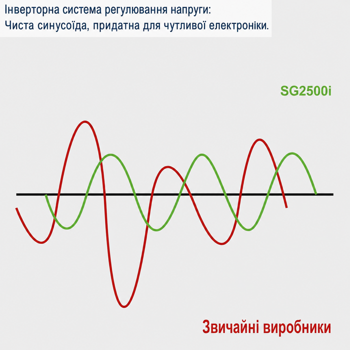 Генератор струму Scheppach SG2500i інверторний бензиновий | 2000W | 2x 230V, 2x USB | 64,1dB