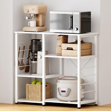 Стелаж кухонний SogesHome SH-171-BK (білий) 90 x 40 x 83 см – органайзер для кухні