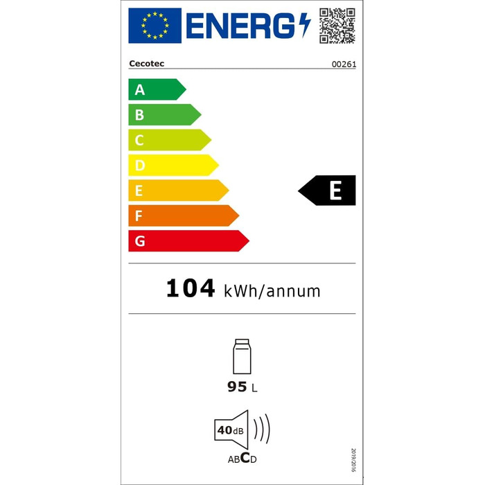 Холодильник Cecotec Bolero CoolMarket TT Origin 45L - Ретро, 45 літрів, Зелений, 55см, Клас E