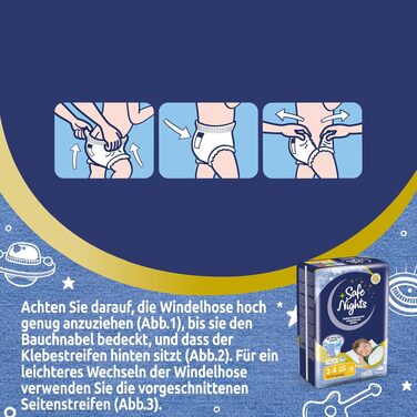 Нічні трусики Babylino Safe Nights для хлопчиків 8-13 років (30-48 кг), підгузки на ніч, 84 шт.
