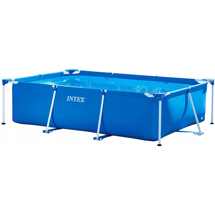 Каркасний прямокутний садовий басейн Intex 450x220x84 см, арт. 28273