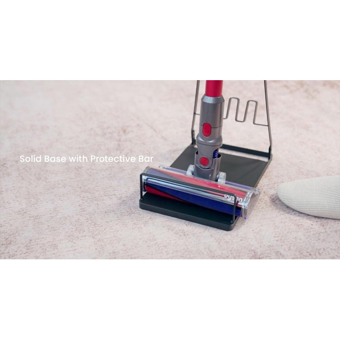 Універсальний тримач для пилососа Mount Plus HAB-505 Dyson V15/V11/V10/V8/V7/V6, Shark, LG, Samsung, Hoover - 6 гаків, металевий
