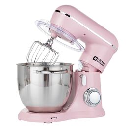 Кухонна машина Kitchen in the box Fab-Serie, потужний планетарний міксер 1300 Вт, 10 швидкостей, з набором насадок (гак, вінчик, міксер) для щоденного використання