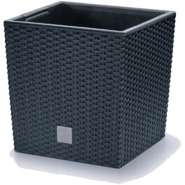 Квадратний горщик для квітів Prosperplast Rato, антрацит, 64 л, 39x39x40,5 см