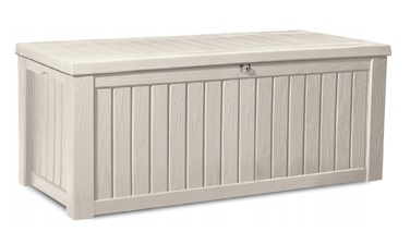 Садова скриня Keter Rockwood Storage Box 570 л, кремова