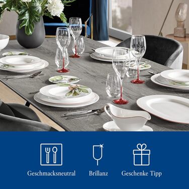 Набір склянок для води Villeroy & Boch Ovid, 4 шт по 420 мл, кришталеве скло