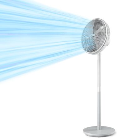 Вентилятор підлоговий Philips Series 5000 CX5535/11 з пультом, таймером, 3 швидкості, 40 Вт, білий