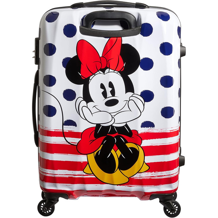 Валіза American Tourister Disney Legends Minnie Blue Dots, синя з крапками, для подорожей