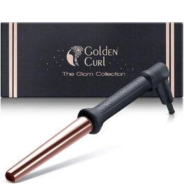 Плойка для локонів Golden Curl Beach Waves, 18–25 мм, рожеве золото, для короткого та довгого волосся, 5 років гарантії