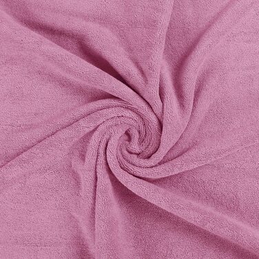 Рушники для ванни Utopia Towels, набір 4 шт, 100% бавовна, 600 г/м², швидковисихаючі, дуже вбираючі, м'які, рожеві, 68.6x137.2 см