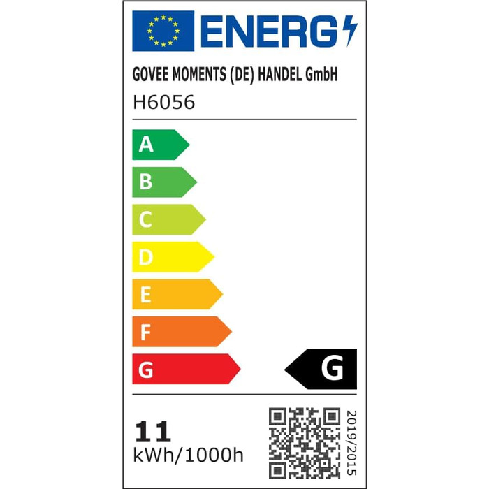 Світлодіодні LED-панелі Govee RGBICWW для підсвічування ТБ та ігрової зони, чорні