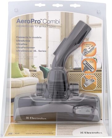 Насадка для пилососа Electrolux ZE064 AeroPro для килимів і твердих підлог, тиха, потужна, 36 мм, чорна