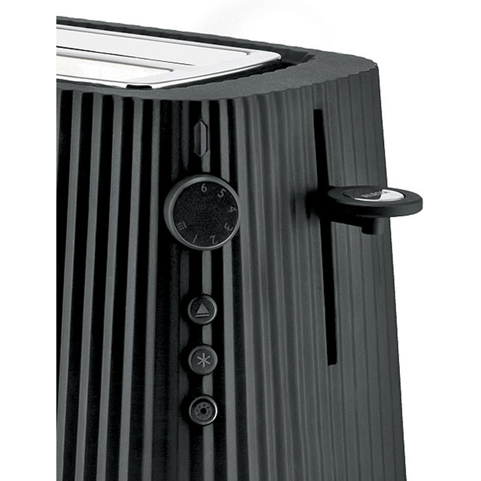 Тостер Alessi MDL08 B/UK чорний, пластиковий - для дому та кухні