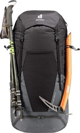 Рюкзак для туризму Deuter Futura Pro 40 л чорний-графіт L