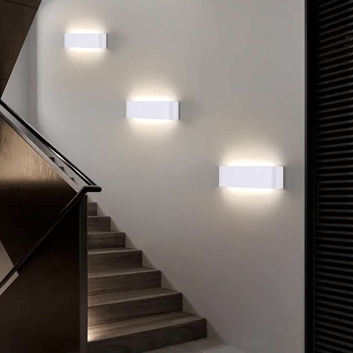 Світильник настінний Lightess 16Вт LED, білий, IP44, нейтральне світло, для коридору, вітальні, спальні, сучасний дизайн