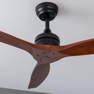 Вентилятор стельовий Cecotec EnergySilence Aero 5270 DarkWood DC 40W 132 см з пультом, таймером, 6 швидкостей, для літа/зими, регульована висота
