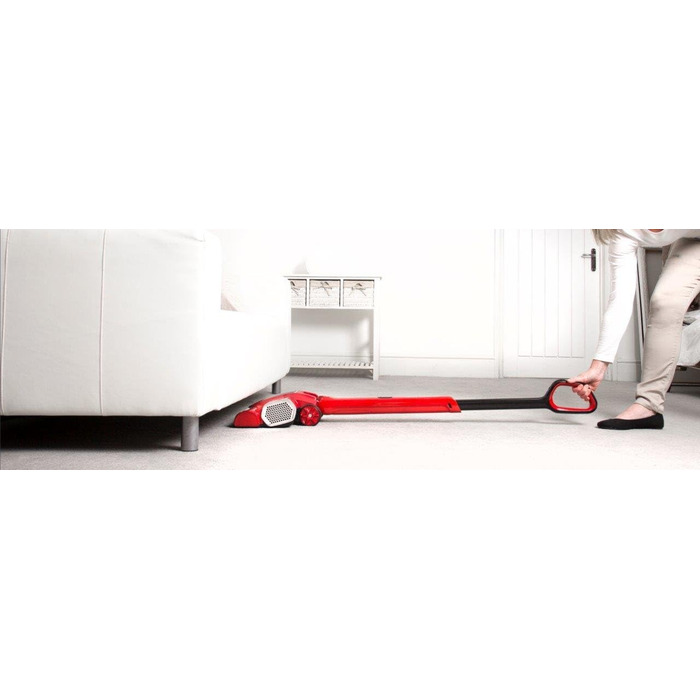 Пилосос Hoover CV216RB CL-EVERYDAY, бездротовий, 0,8 л, червоно-металевий/чорний